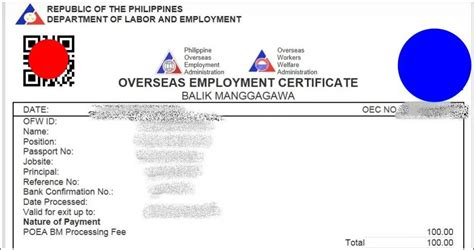 oec balik manggagawa singapore|Online employment certificate application for Singapore OFWs.
